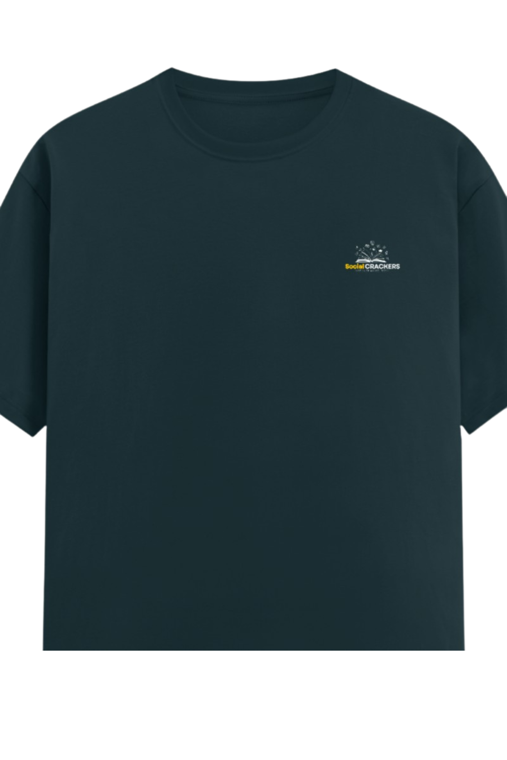 SOCIAL CRACKERS Embroidered Classic T-Shirt
