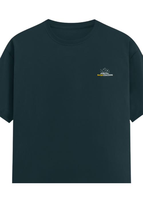 SOCIAL CRACKERS Embroidered Classic T-Shirt